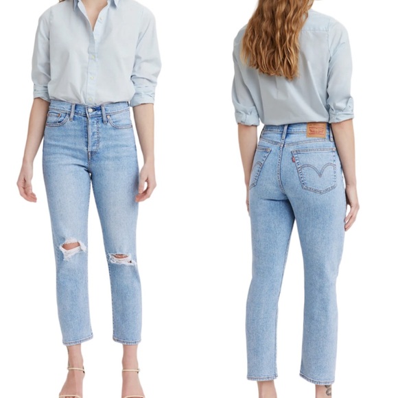 Levi's Denim - Levi’s Wedgie Ripped Straight Leg Jeans Size 31 X 28 Short NWT